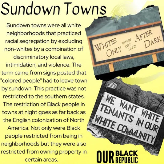 The Dark History of the United States: Sundown Towns